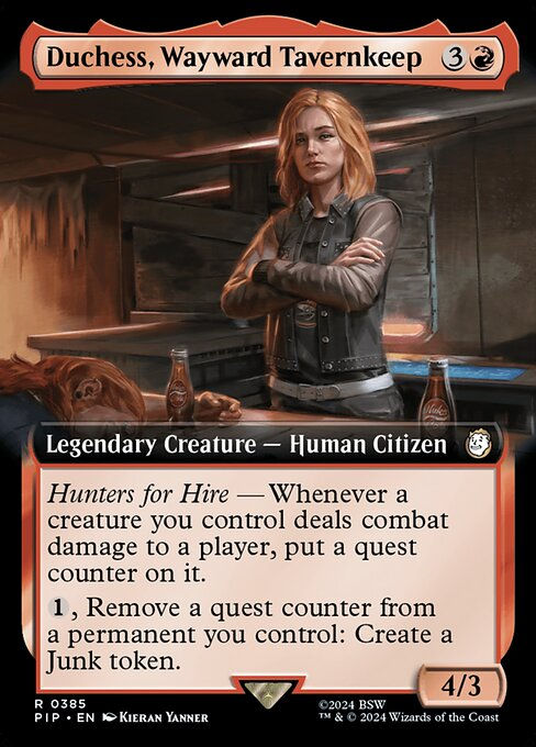 Duchess, Wayward Tavernkeep (pip) (385) / Extended Art