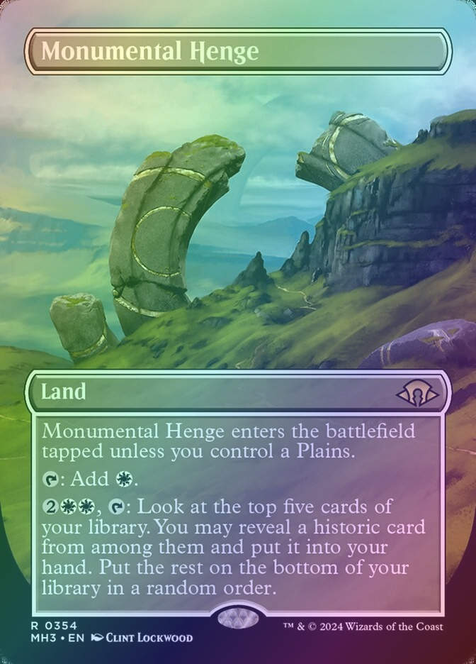 Monumental Henge (MH3) (354) / Borderless / Foil
