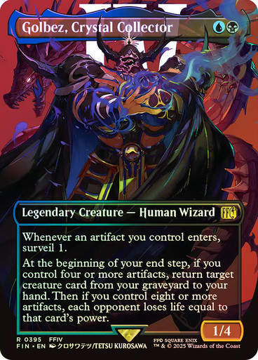 Golbez, Crystal Collector (FIN) (395) / Borderless / Foil