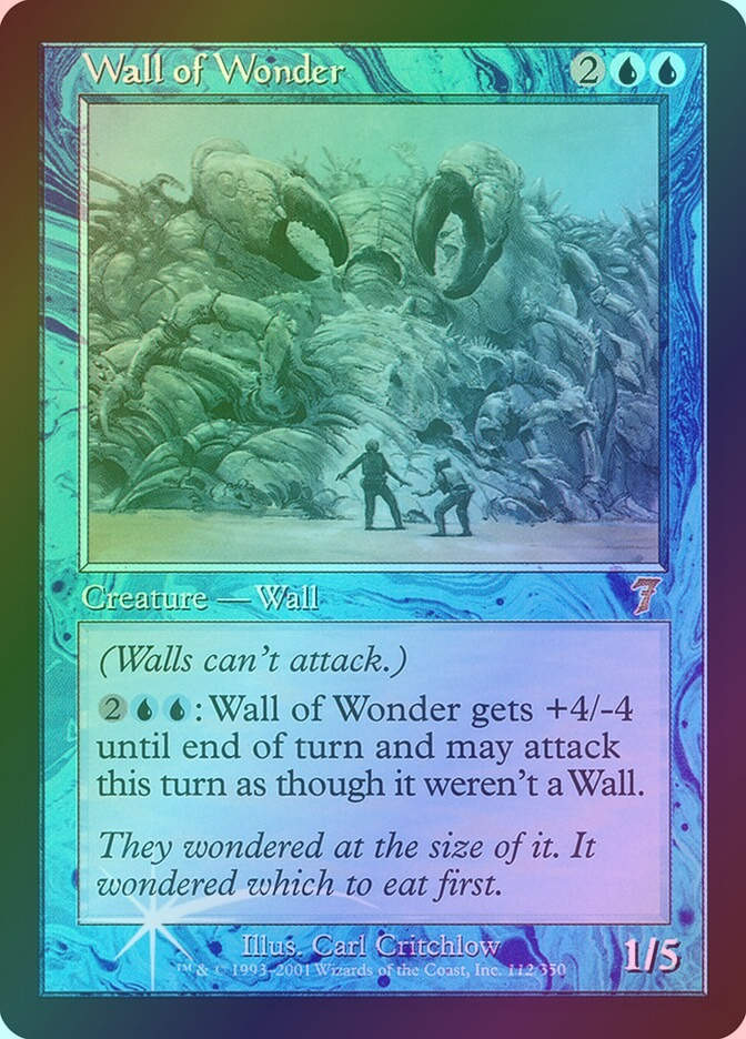 Wall of Wonder (7ED) (112★) / Foil