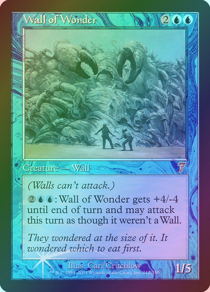 Wall of Wonder (7ED) (112★) / Foil