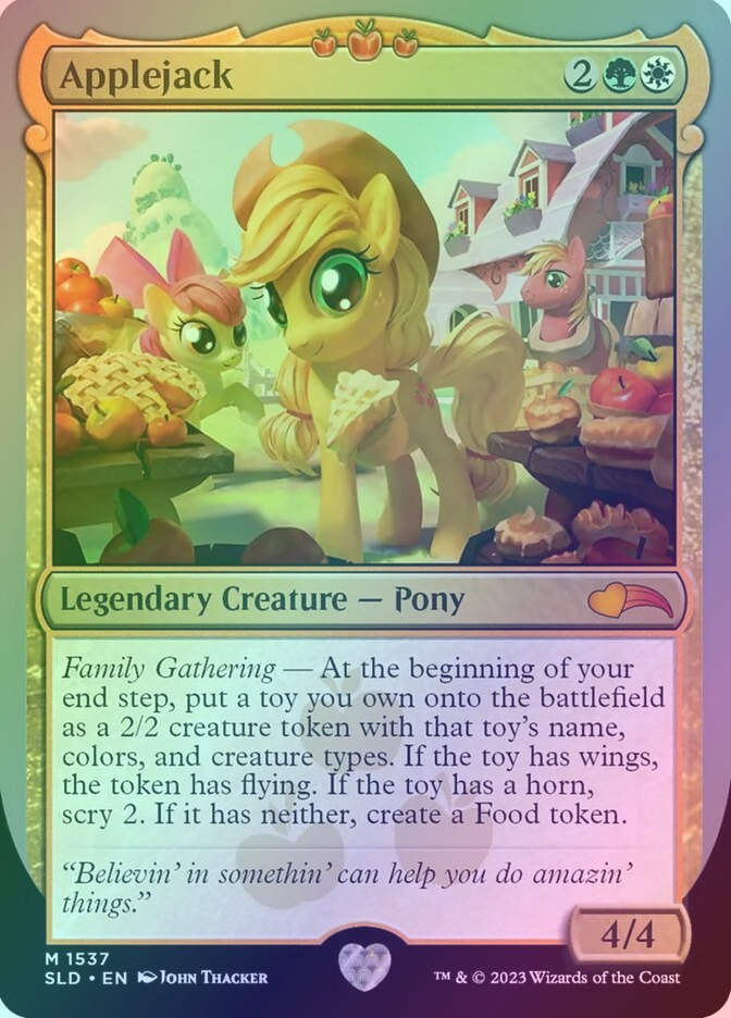 Applejack (SLD) (1537) / Foil