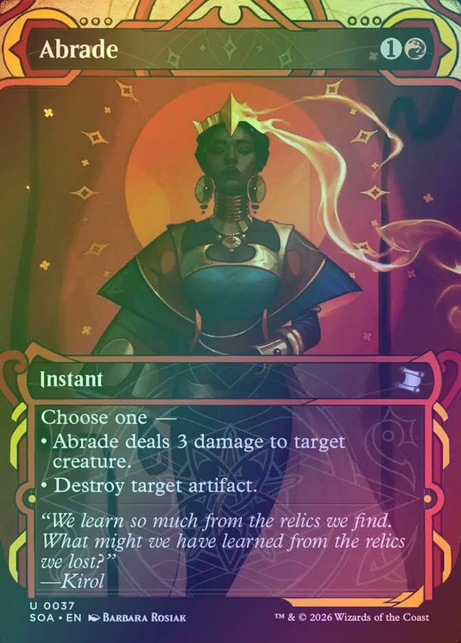 Abrade (SOA) (37) / Borderless / Showcase / Foil