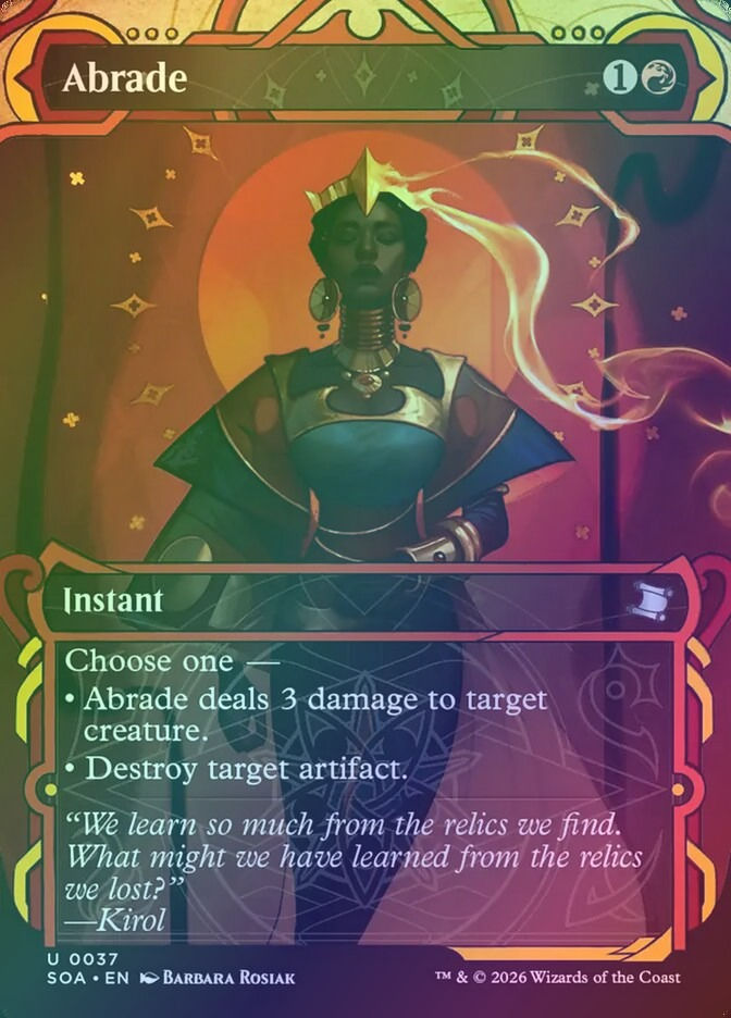 Abrade (SOA) (37) / Borderless / Showcase / Foil