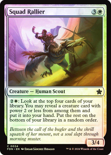 Squad Rallier (FDN) (24) / Foil