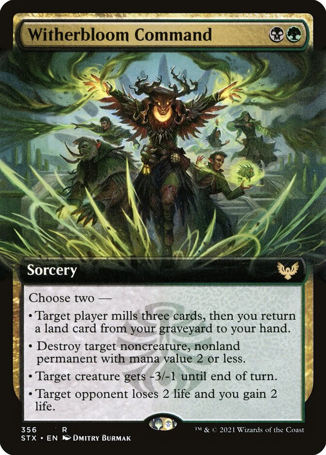 Witherbloom Command (STX) (356) / Extended Art