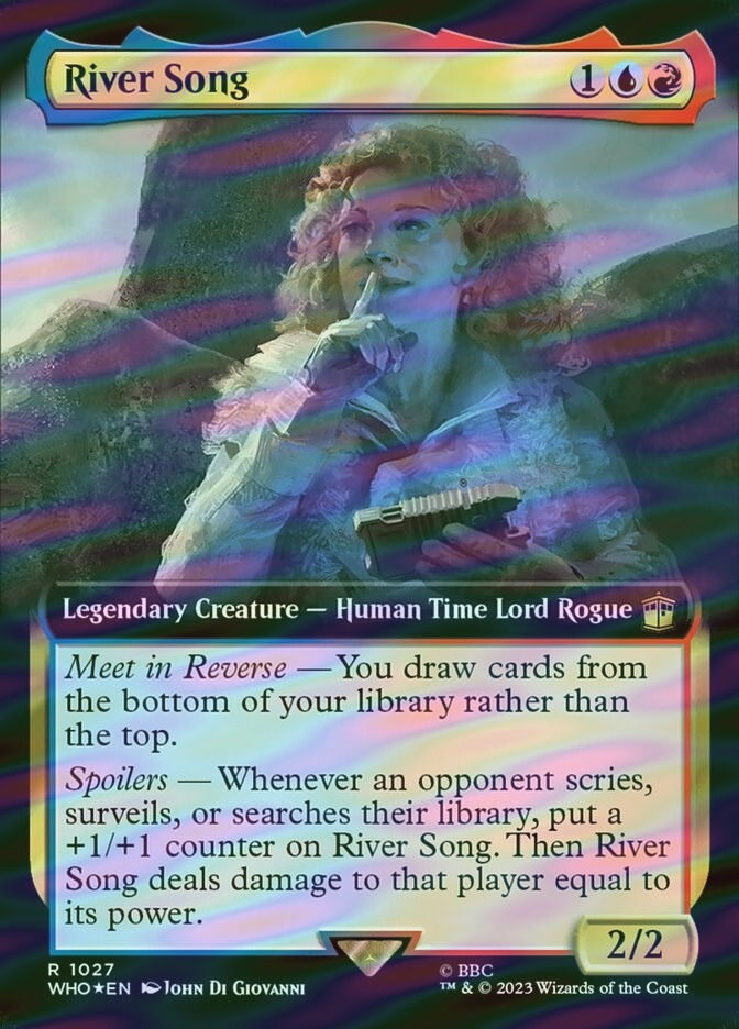 River Song (WHO) (1027) / Extended Art / Surge Foil
