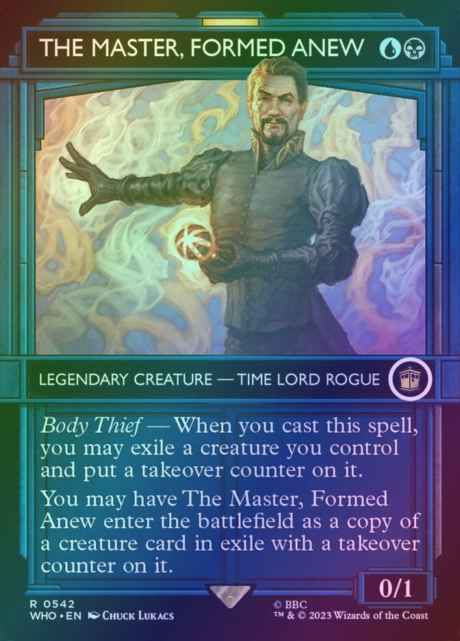 The Master, Formed Anew (WHO) (542) / Borderless / Showcase / Foil