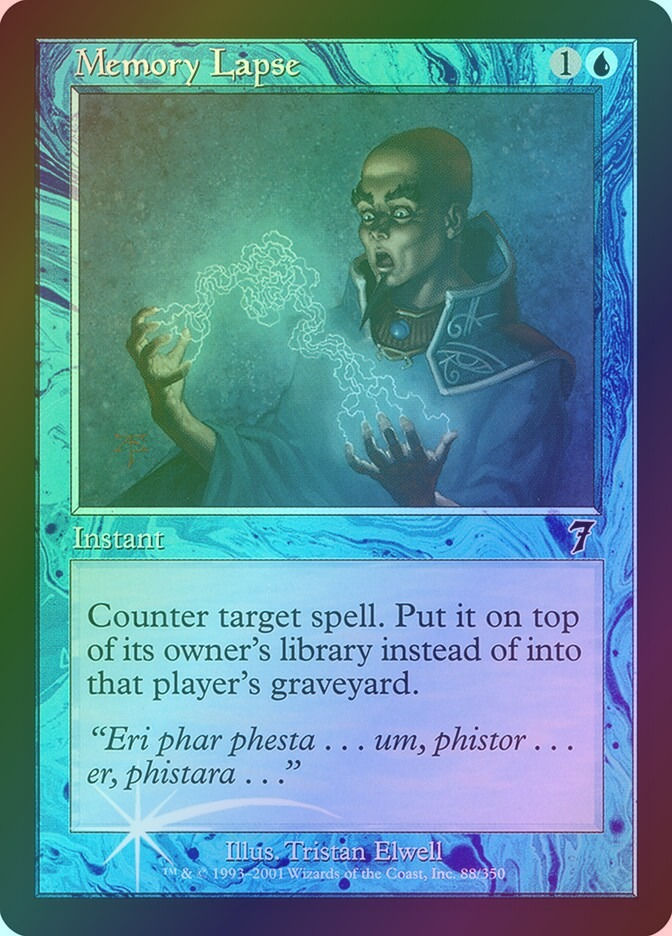 Memory Lapse (7ED) (88★) / Foil