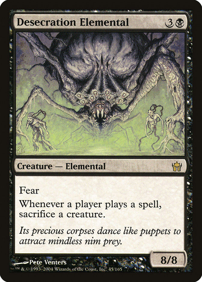 Desecration Elemental (5DN) (45) / Foil