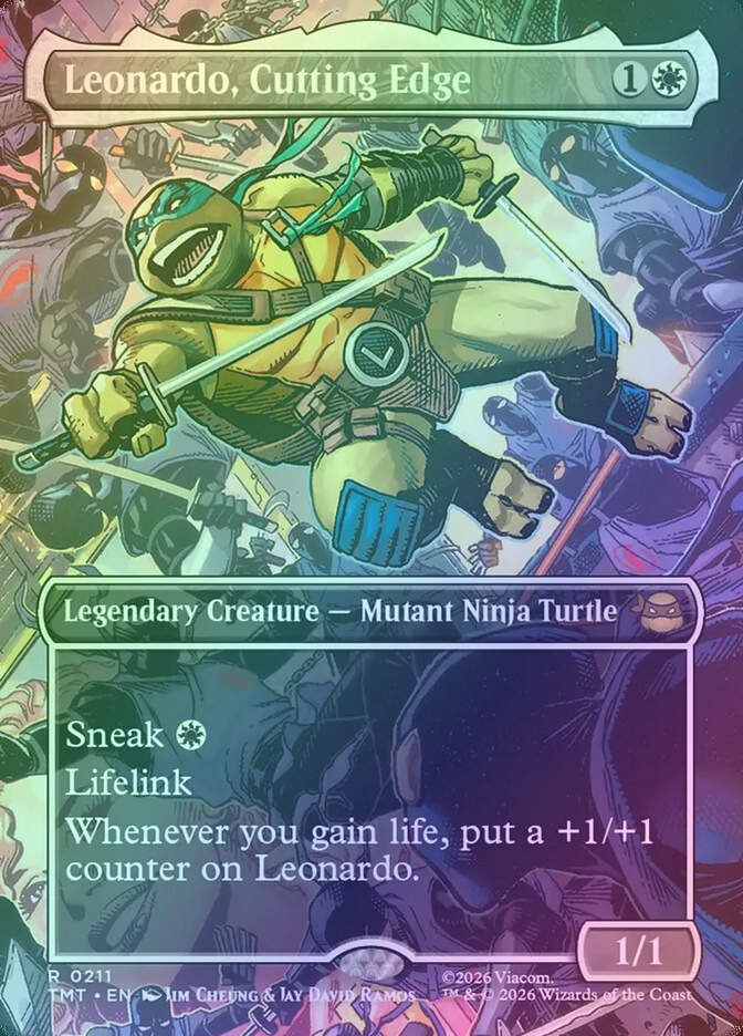 Leonardo, Cutting Edge (TMT) (211) / Borderless / Foil