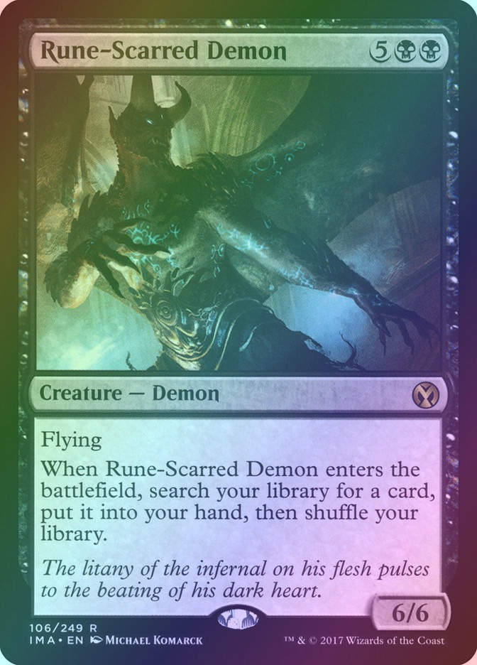 Rune-Scarred Demon (IMA) (106) / Foil