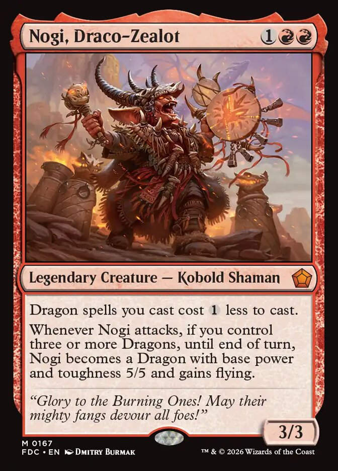 Nogi, Draco-Zealot (FDC) (167)