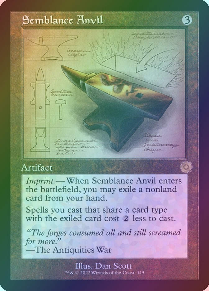 Semblance Anvil (BRR) (115) / Foil / Schematic
