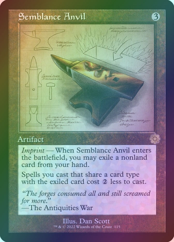 Semblance Anvil (BRR) (115) / Foil / Schematic