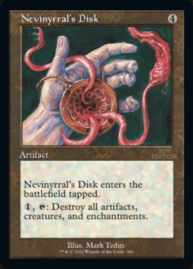 Nevinyrral's Disk (30a) / Retro Frame