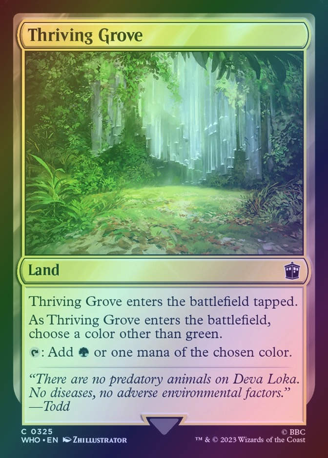Thriving Grove (WHO) (325) / Foil