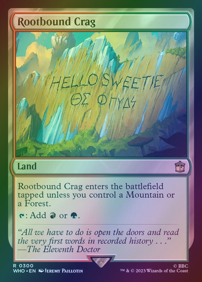 Rootbound Crag (WHO) (300) / Foil