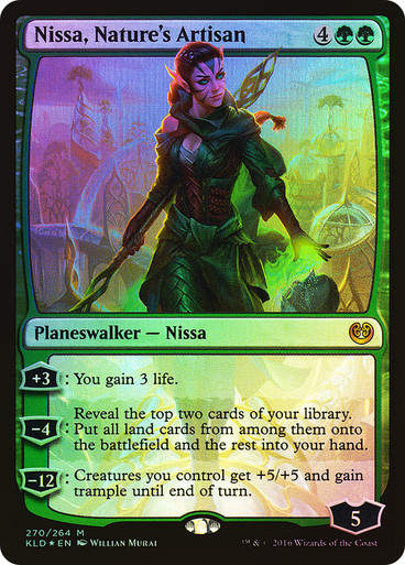 Nissa, Nature's Artisan (KLD) / Foil