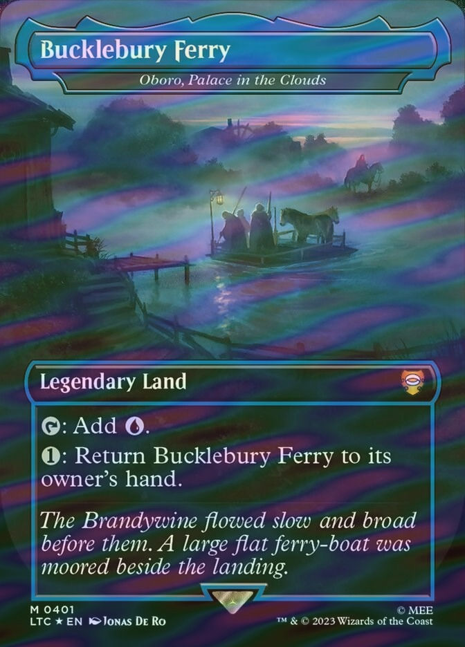 Oboro, Palace in the Clouds (LTC) (401) / Borderless / Surge Foil