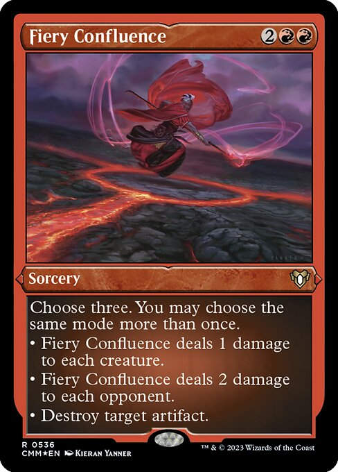 Fiery Confluence (cmm) / Foil Etched