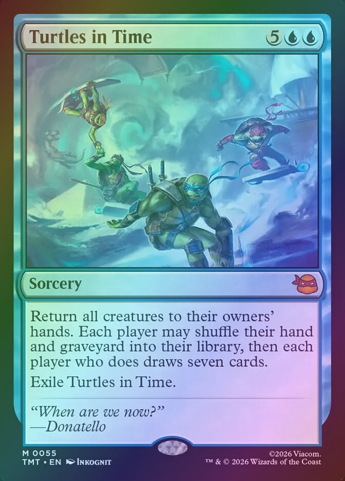 Turtles in Time (TMT) (55) / Foil