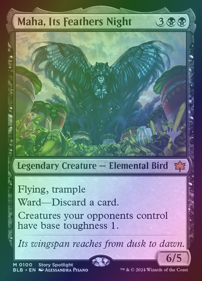 Maha, Its Feathers Night (PBLB) (100p) / Foil