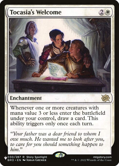 Tocasia's Welcome (PLST) (BRO-30)