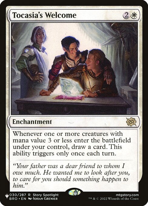 Tocasia's Welcome (PLST) (BRO-30)