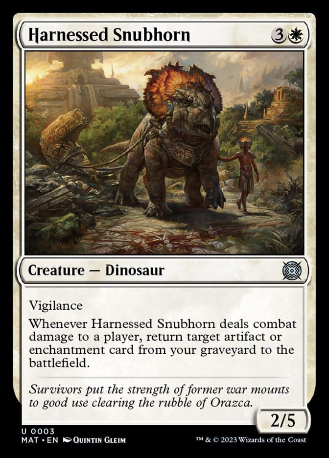 Harnessed Snubhorn (MAT)