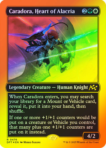 Caradora, Heart of Alacria (DFT) (476) / First Place Foil