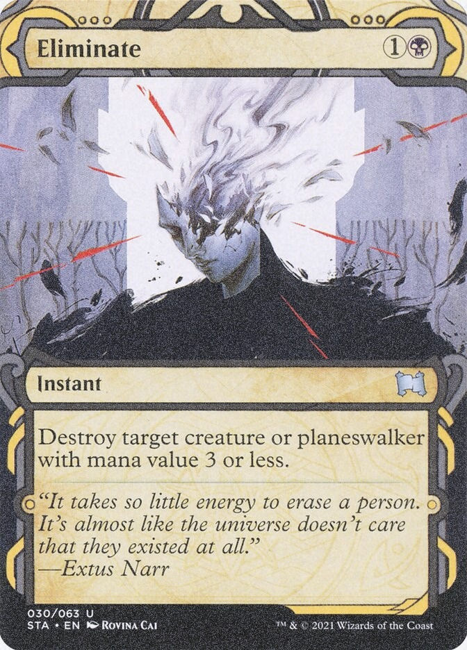 Eliminate (STA) (30) / Borderless / Showcase / Foil Etched