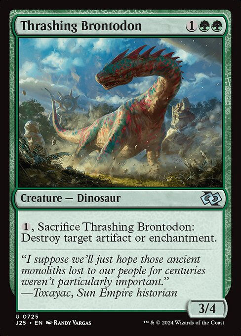Thrashing Brontodon (J25) (725)