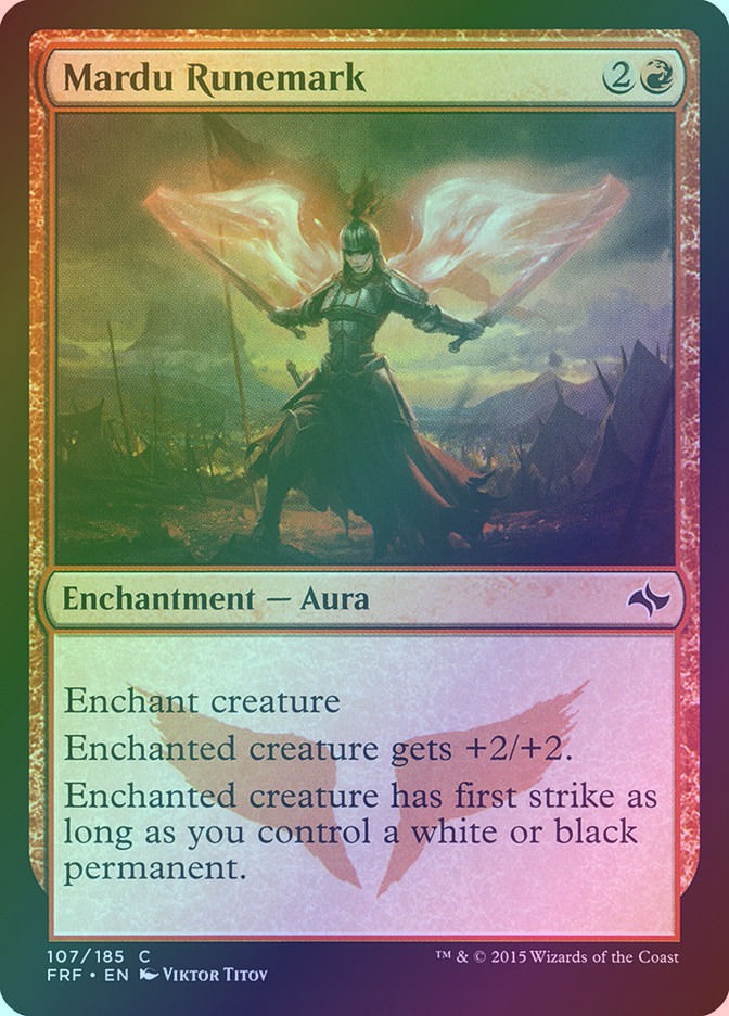 Mardu Runemark (FRF) (107) / Foil