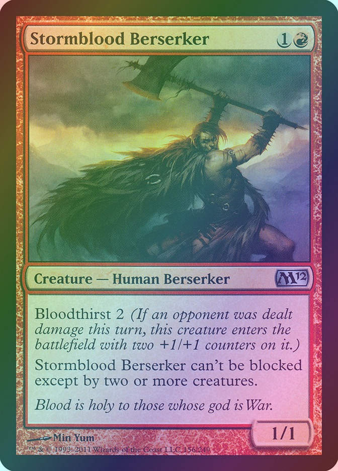 Stormblood Berserker (M12) (156) / Foil