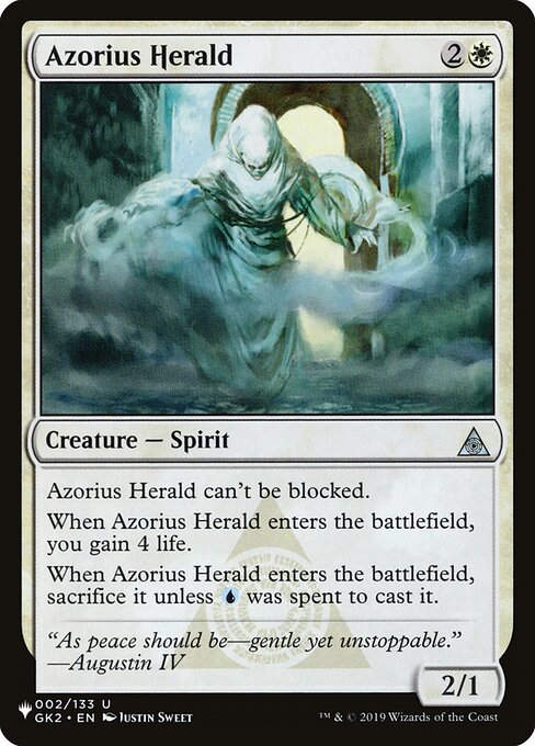 Azorius Herald (PLST) (GK2-2)