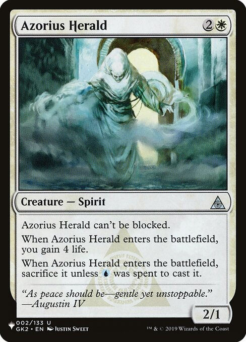 Azorius Herald (PLST) (GK2-2)