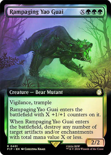 Rampaging Yao Guai (pip) (401) / Extended Art Foil