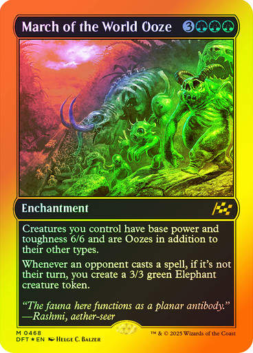 March of the World Ooze (DFT) (468)  / First Place Foil