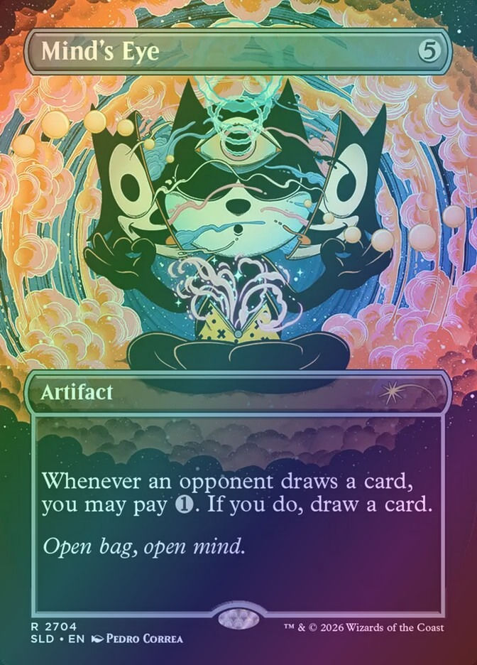 Mind's Eye (SLD) (2704) / Borderless / Foil