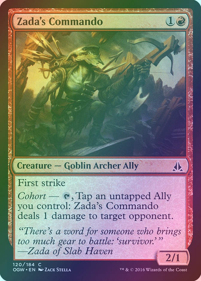 Zada's Commando (OGW) (120) / Foil