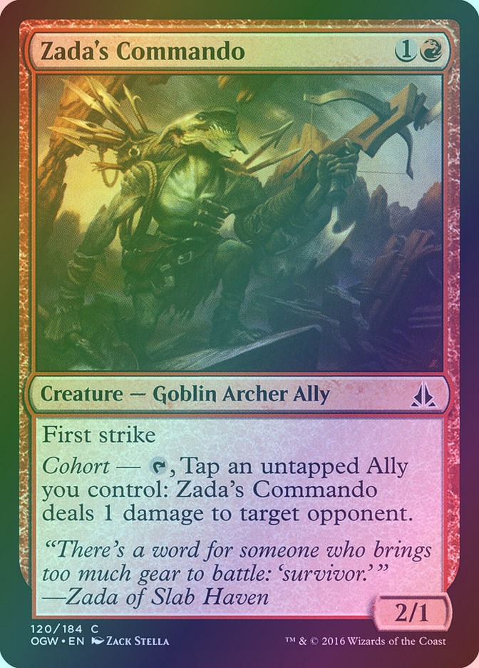 Zada's Commando (OGW) (120) / Foil