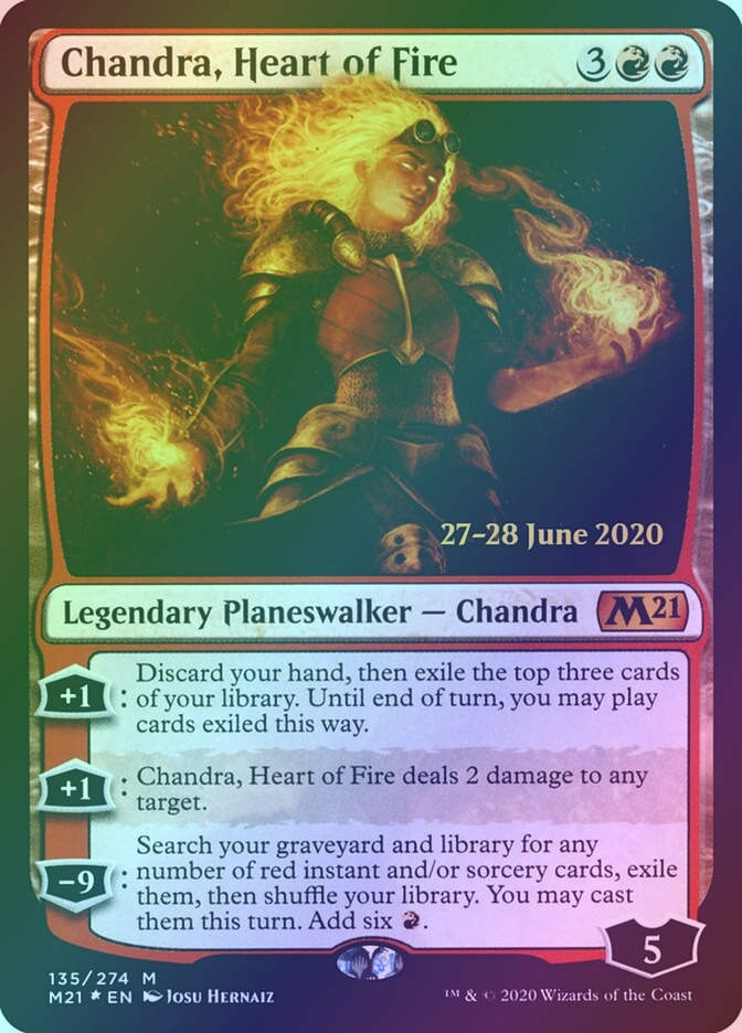 Chandra, Heart of Fire (PM21) (135s) / Foil
