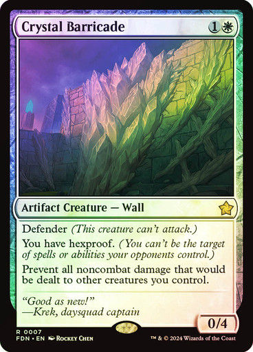 Crystal Barricade (FDN) (7) / Foil