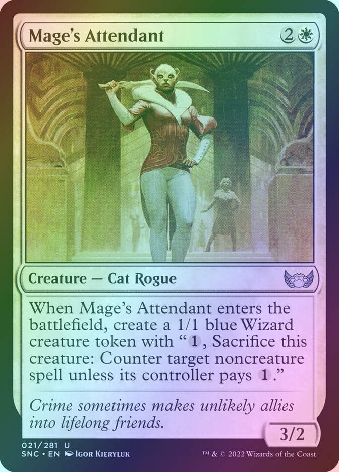 Mage's Attendant (SNC) (21) / Foil