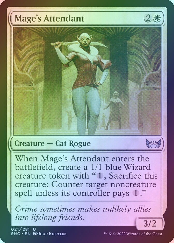 Mage's Attendant (SNC) (21) / Foil