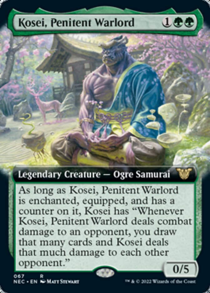 Kosei, Penitent Warlord (NEC) / Extended Art