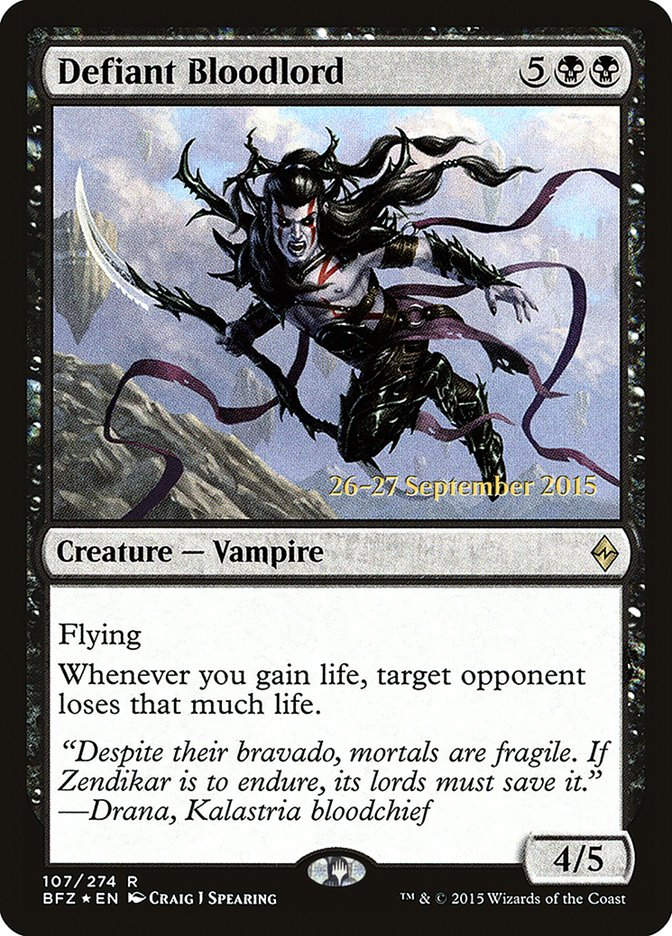 Defiant Bloodlord (PBFZ) (107s) / Foil
