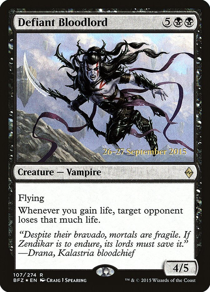 Defiant Bloodlord (PBFZ) (107s) / Foil