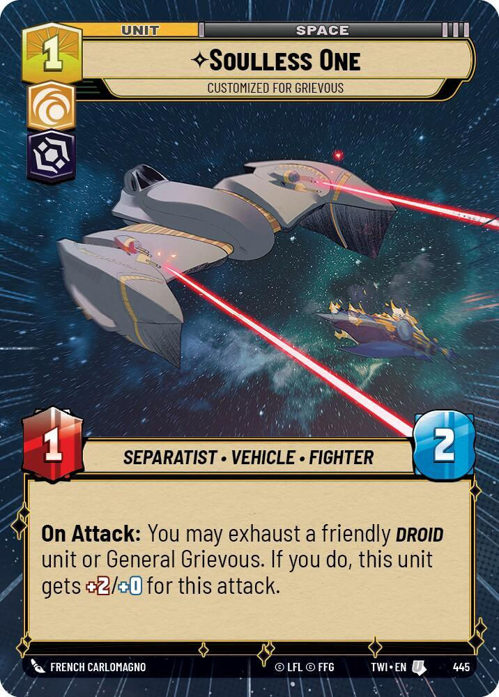 Soulless One - Customized for Grievous (Hyperspace) (TWI) (445) / Foil